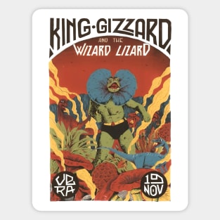 the king gizzard and the lizard wizard classic Magnet